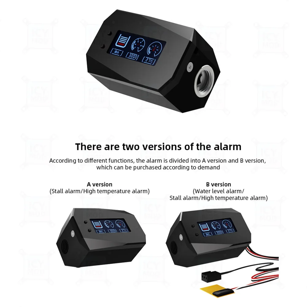FREEZEMOD-sistema de refrigeración de agua, Monitor LCD, alarma de nivel de agua, Detector eléctrico de temperatura para Monitor MOD, LSJ-ZNBJ-V2 - imagen 3