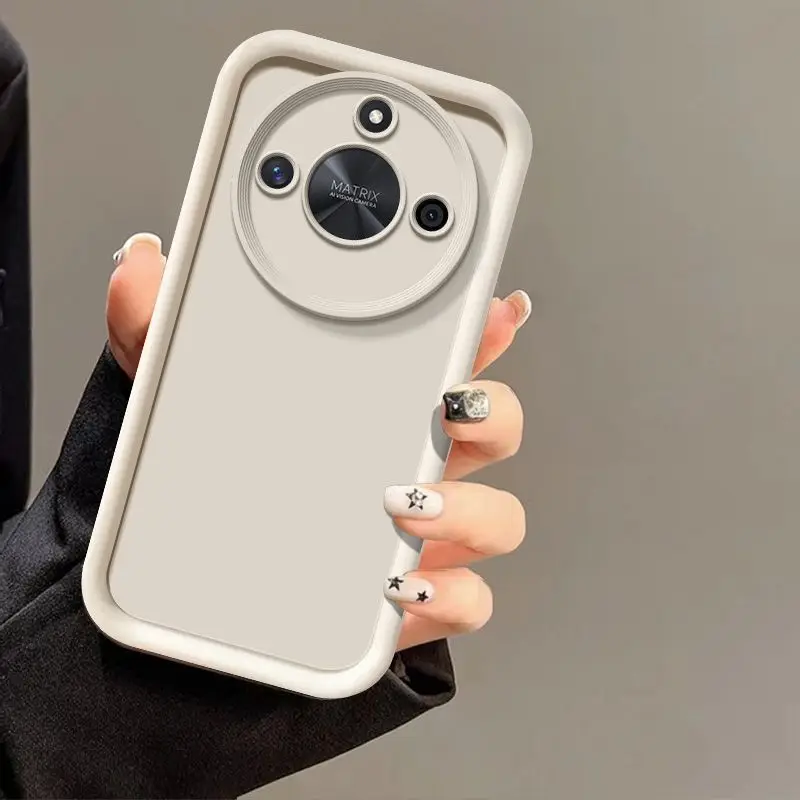 Para Honor X9c funda inteligente Honor X9c funda de teléfono inteligente Honor X9c funda trasera mate inteligente protección de sensación de piel funda a prueba de golpes - imagen 4