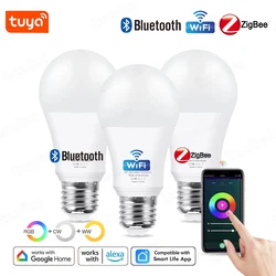 Tuya Lámpara LED inteligente Zigbee Bluetooth WiFi RGB Alexa/Google