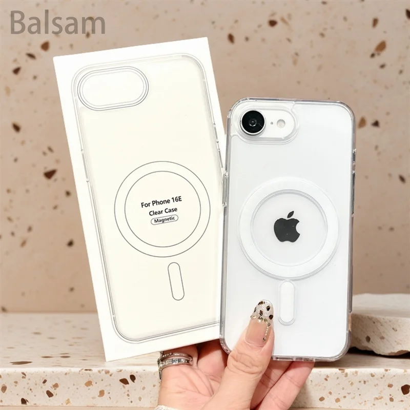 Funda MagSafe iPhone 16E/16/15/14/13/12/11 – Acrílica Transparente - imagen 3