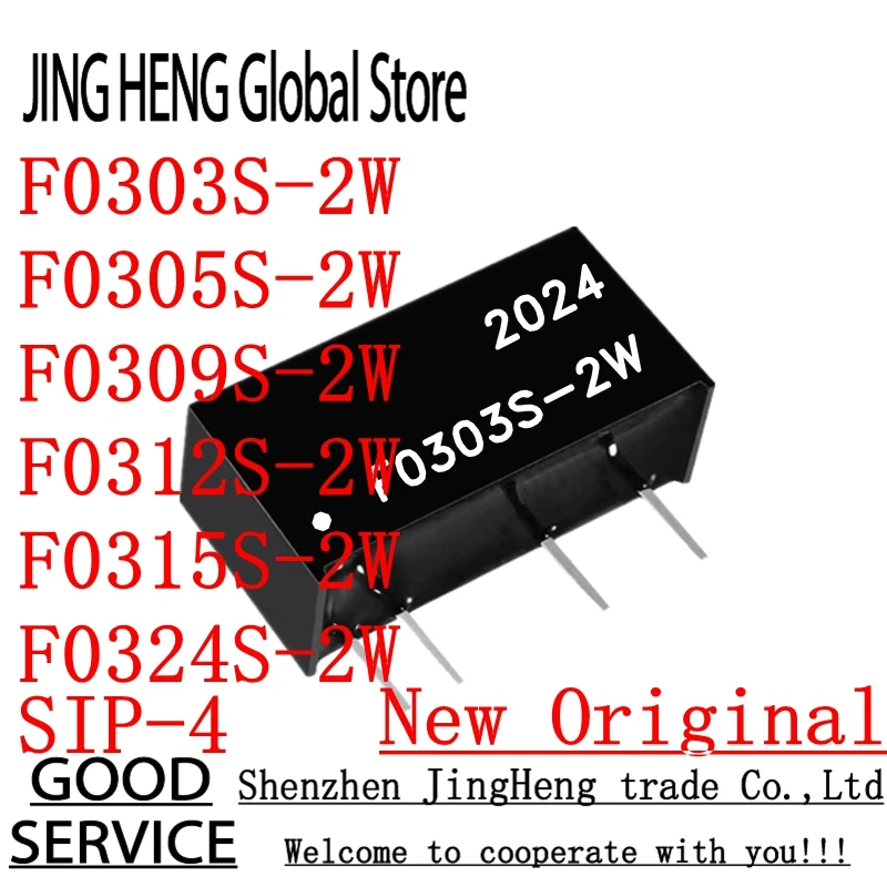 Módulo de potencia aislado, piezas, F0303S-2W, F0305S-2W, F0309S-2W, F0312S-2W, giro de 3,3 V, 3,3 V, 5V, 9V, 12V, 24V, SIP-4, 2W, 1 F0315S-2W - imagen 2