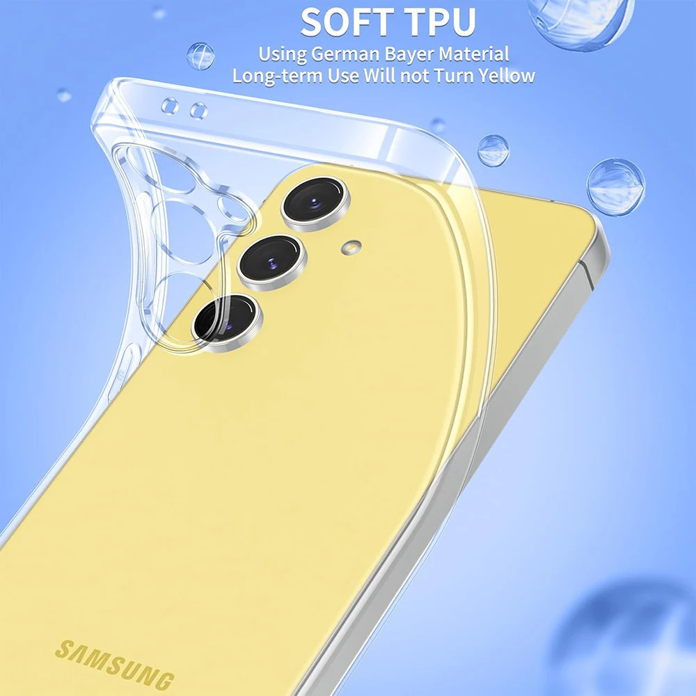 Funda de teléfono de silicona de alta claridad para Samsung Galaxy S25 S24 S23 S22 S21 S20 FE S25 Plus funda transparente ultrafina - imagen 4