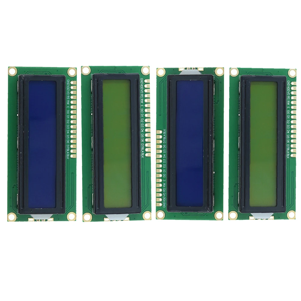 Módulo LCD LCD1602 1602 interfaz IIC I2C HD44780 módulo de pantalla de cristal líquido 5V 16x2 caracteres pantalla azul verde para Arduino - imagen 4