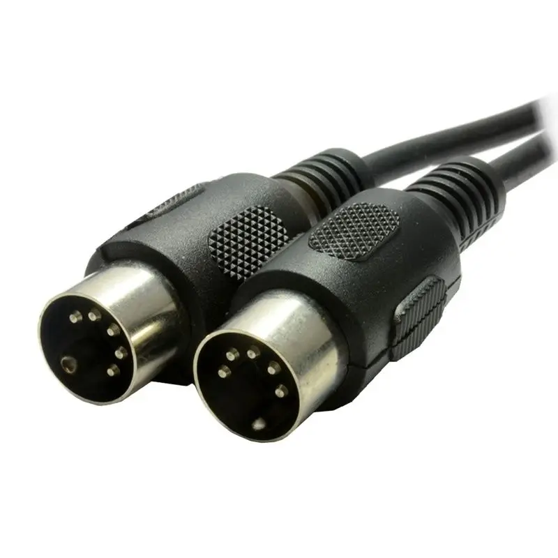 Cable Midi de 5M, 3M, 2M, 5 Din, enchufe macho a macho, Cables Midi con carcasa de conector moldeada, Compatible con Teclado de Piano - imagen 2