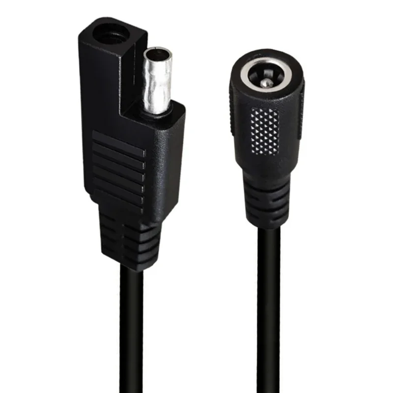 Cable de alimentación SAE a DC 5,5x2,1 para paneles solares de coche y motocicleta, Cable de alimentación SAE a DC 5521, línea de alimentación SAE 5,5x2,1 - imagen 5