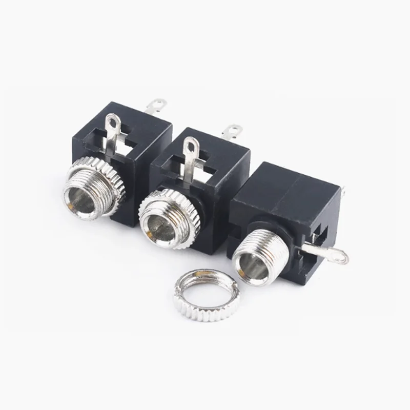 2/5/10 Uds buena calidad conector de Audio hembra de 3,5mm 3 pines DIP conector para auriculares mono canal PJ-301M PJ301M