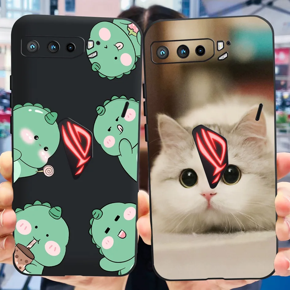 Funda de silicona a prueba de golpes para Asus ROG Phone 3 I003D ZS661KS, carcasa bonita de astronauta, parachoques para Asus Rog Phone 5 ZS673KS Rog5 Rog 6 - imagen 4