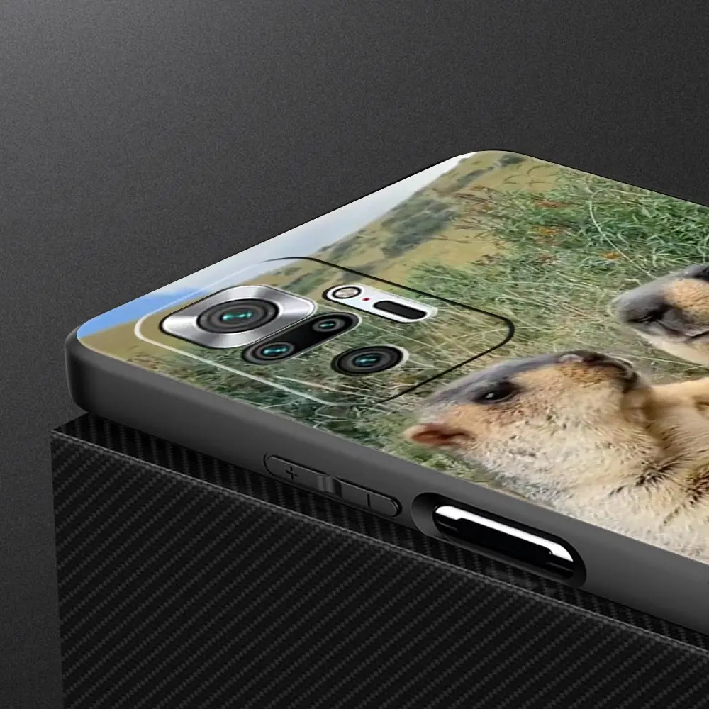 Funda de teléfono marmot para Xiaomi Redmi Note 14 13 12 5G 9S 9 10 11 Pro Plus 9T 14C 13C 12C 10C 9C 9A funda de silicona suave - imagen 3