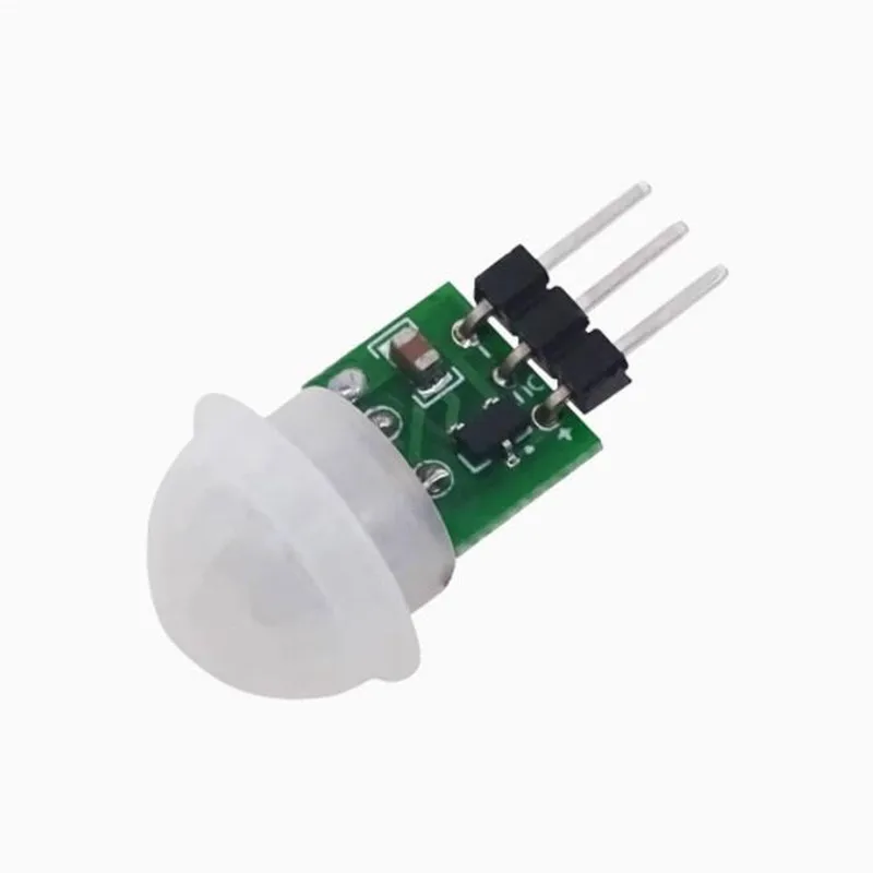 10 Uds Mini IR piroeléctrico infrarrojo PIR Sensor de movimiento humano módulo Detector automático AM312 Sensor DC 2,7 a 12V - imagen 2