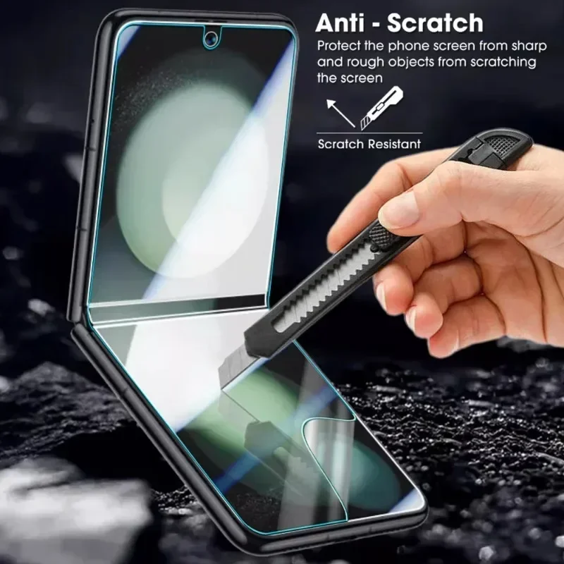 Película de hidrogel 9 en 1 para Samsung Galaxy Z Flip 5 6, Protector de pantalla frontal de cristal para lente de cámara trasera, películas ZFlip6 - imagen 4
