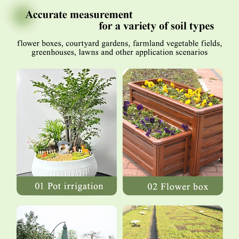 Probador inteligente de temperatura y humedad del suelo inalámbrico Tuya Zigbee, aplicación para teléfono móvil en tiempo Real para plantar tierras de cultivo y jardín - imagen 5