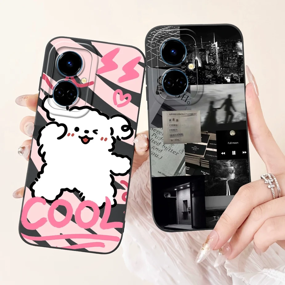 Funda de dibujos animados de animales para Tecno Camon 19 Pro, carcasa de protección completa, bolsas suaves, 5G, CI7n - imagen 3