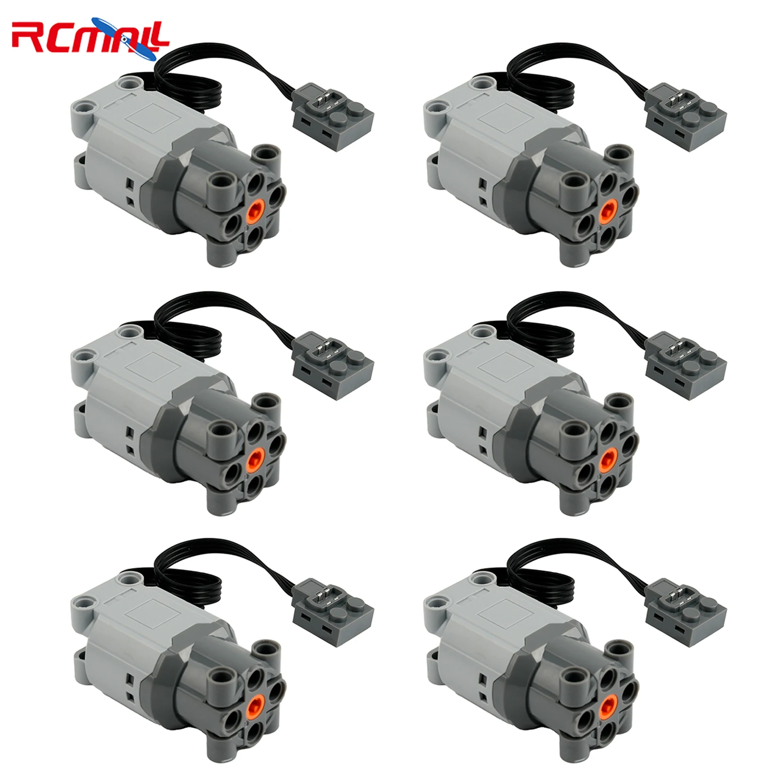 6 uds 88003 L Motor bloques de construcción MOC piezas de funciones de potencia compatibles con bloques PF de tecnología Legoeds