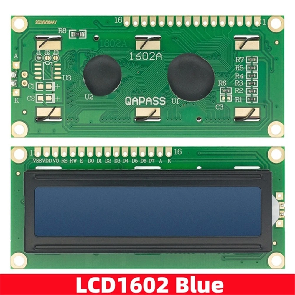 Módulo LCD LCD1602 1602 interfaz IIC I2C HD44780 módulo de pantalla de cristal líquido 5V 16x2 caracteres pantalla azul verde para Arduino - imagen 5