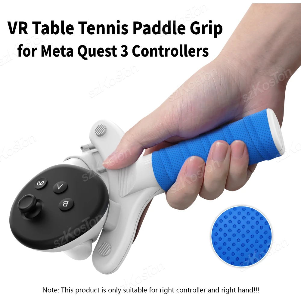 AMVR Empuñadura paleta tenis de mesa VR para Meta Quest 3