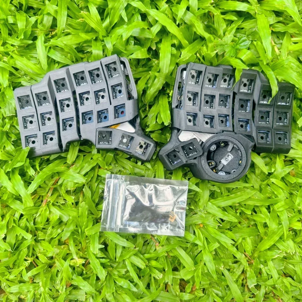 Charybdis Mini Kit de teclado dividido curvo 3x6 con Trackball personalizado inalámbrico monomodo TBK Mini Kit de teclado mecánico dividido - imagen 4