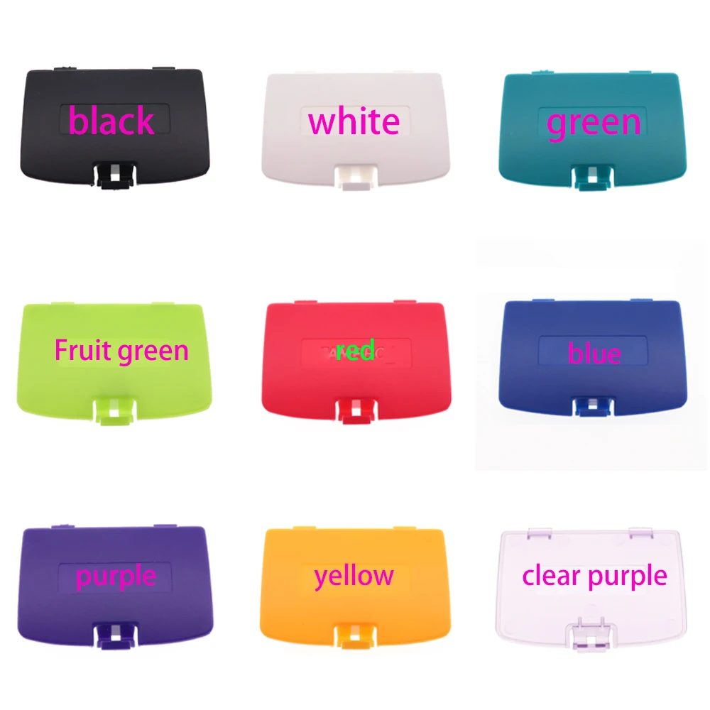 Para Gameboy Color para GBC tapa de batería reemplazo de la puerta de la tapa para la caja de la puerta trasera GBC