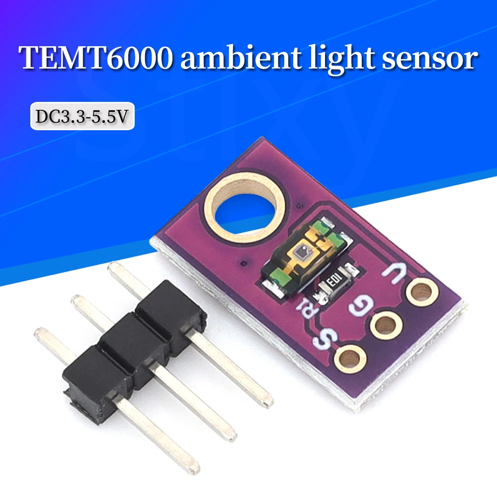 TEMT6000 Sensor de luz Led cubo de basura profesional para electrónica prueba de rayos fotosensibles el módulo de intensidad de CA acelerómetro - imagen 2