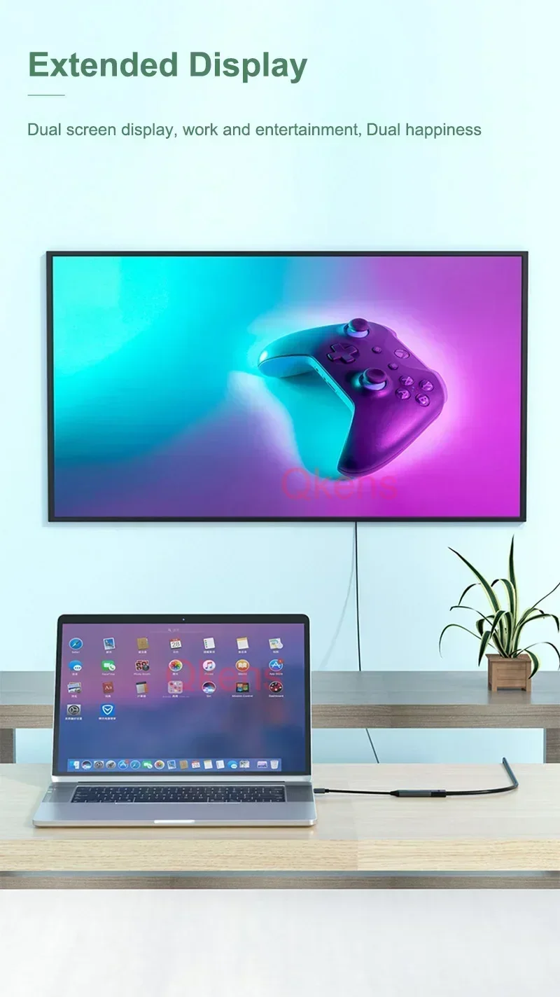 1080P 60hz Full HD USB 3,0 a HDMI convertidor de Audio y vídeo copia y adaptador de pantalla extendida para PC portátil a proyector de Monitor de TV - imagen 5