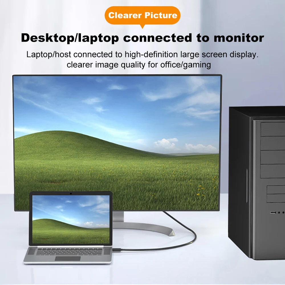 Cable USB 3,0 a HDMI, convertidor adaptador compatible con USB a HDMI, adaptador de Audio y vídeo 1080P para PC, portátil, Monitor, proyector, HDTV - imagen 3