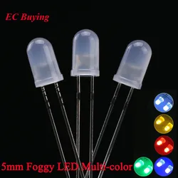 LED 5 mm Multicolor Difuso Blanco Azul Rojo Verde Esmeralda