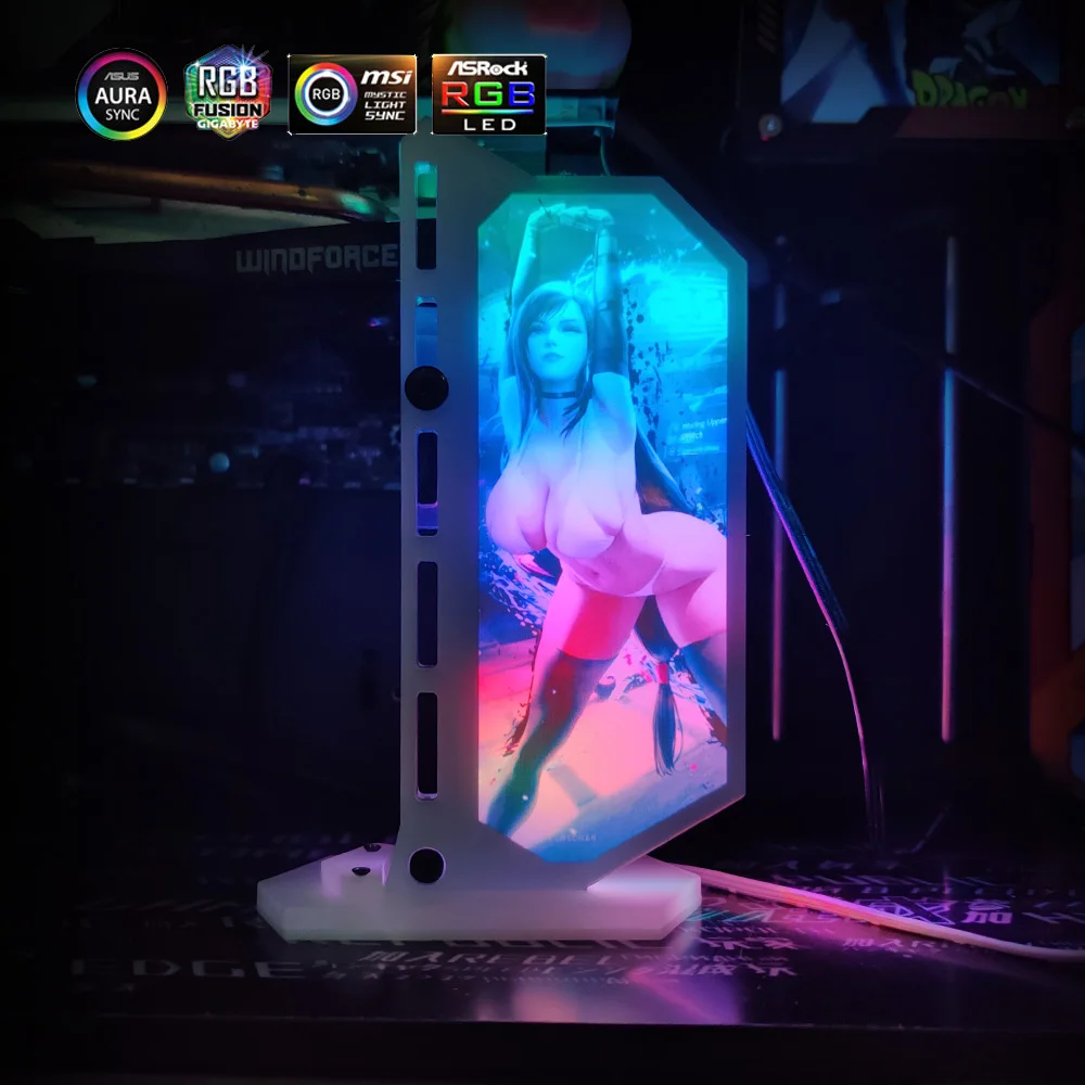 ASUS ROG Soporte Vertical GPU RGB RTX 4090 Blanco - imagen 2