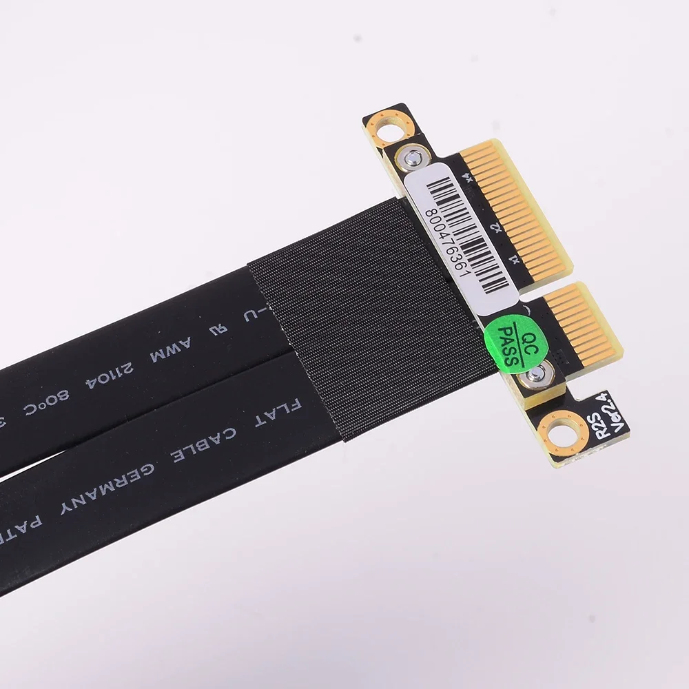 Cable de puente PCIe 3,0 x4 a x4 macho a macho adaptador PCIE x4 Gen3.0 TX-TX extensión directa TX-RX Cable extensor de servidor de intercambio de señal - imagen 5