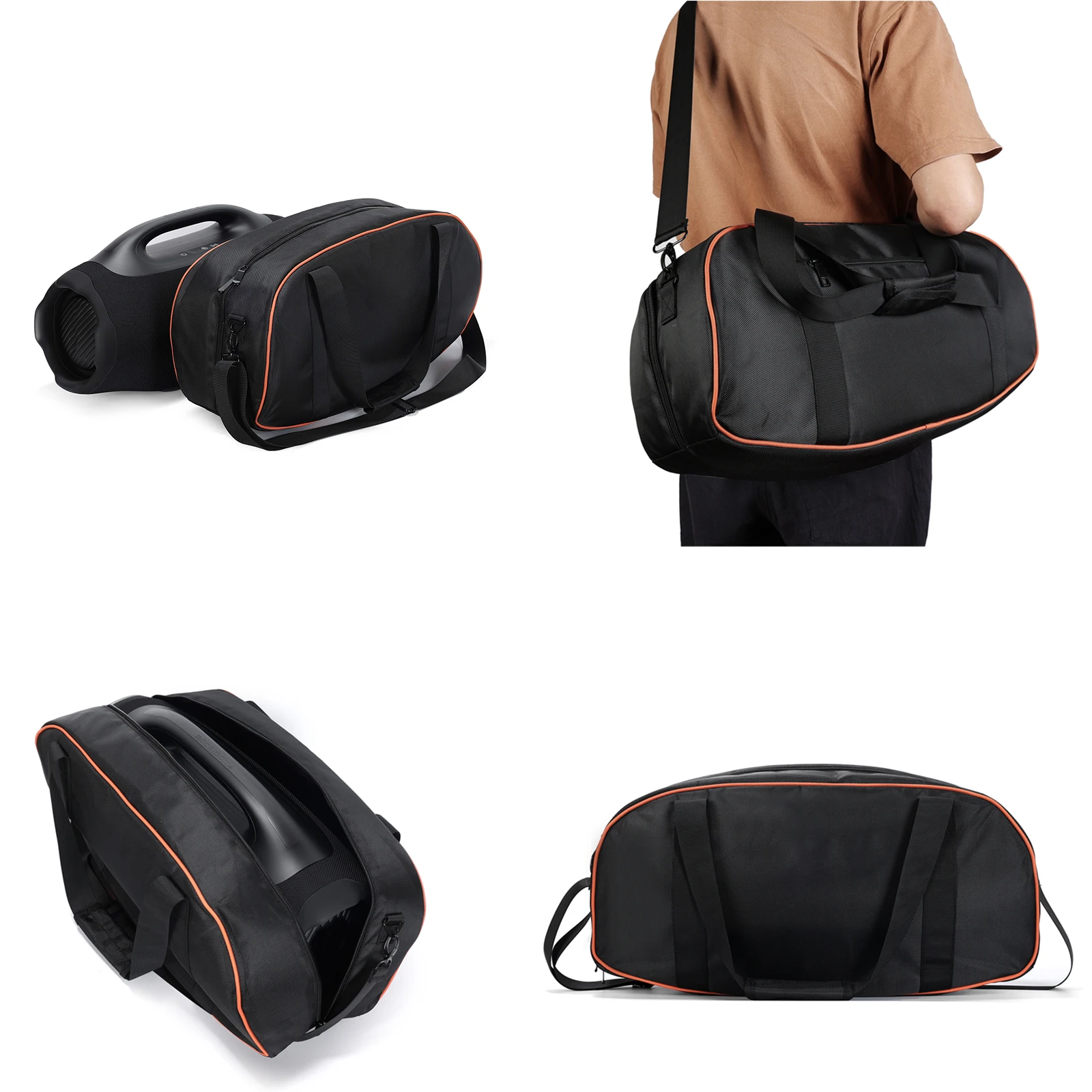 Funda protectora dura para JBL Boombox 4, organizador de almacenamiento de viaje impermeable con correa para el hombro, accesorios de repuesto - imagen 4
