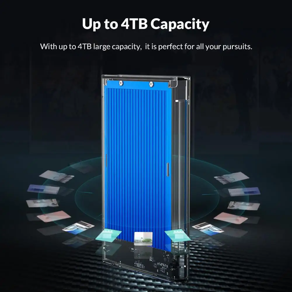 ORICO-carcasa de disco duro externo, carcasa de HDD 2,5 SATA a USB 3,0, adaptador para SSD, tipo C 3,1 - imagen 5