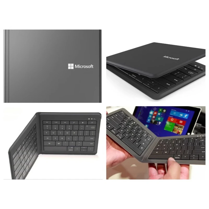 Teclado plegable inalámbrico Bluetooth modo Dual adecuado para tableta teléfono portátil ultraligero portátil accesorios personalizados regalo - imagen 2