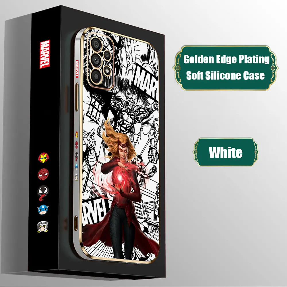 Marvel Wanda Scarlet Witch Case para Samsung Galaxy, A55, A54, A53, A52, A52S, A51, A73, A72, A71, A42, A35, A34, A33, A32, A31, A25, A24, 5G - imagen 2