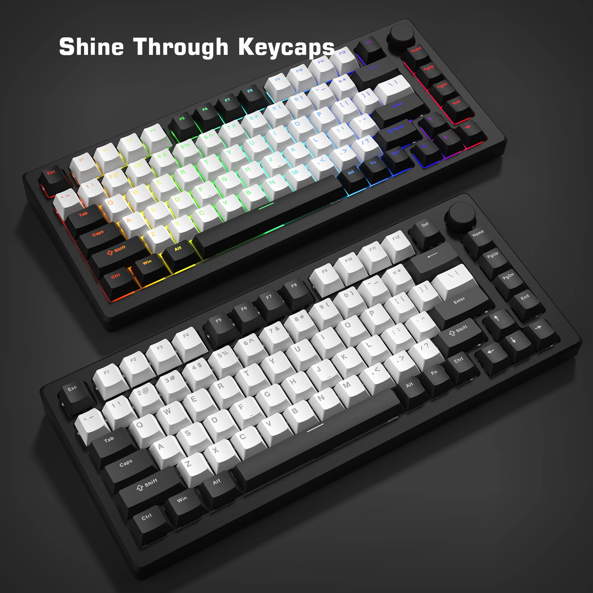Teclas XVX de 124 teclas con perfil de cereza, teclas PBT retroiluminadas, teclas RGB para interruptores Cherry Gateron MX, teclas de teclado mecánico para jugadores - imagen 3
