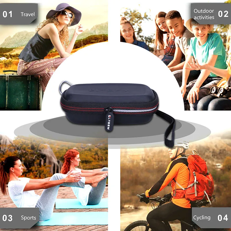 LTGEM-funda rígida EVA para Samsung X5, SSD portátil de 500GB, unidad externa de estado sólido, bolsa protectora de almacenamiento - imagen 3