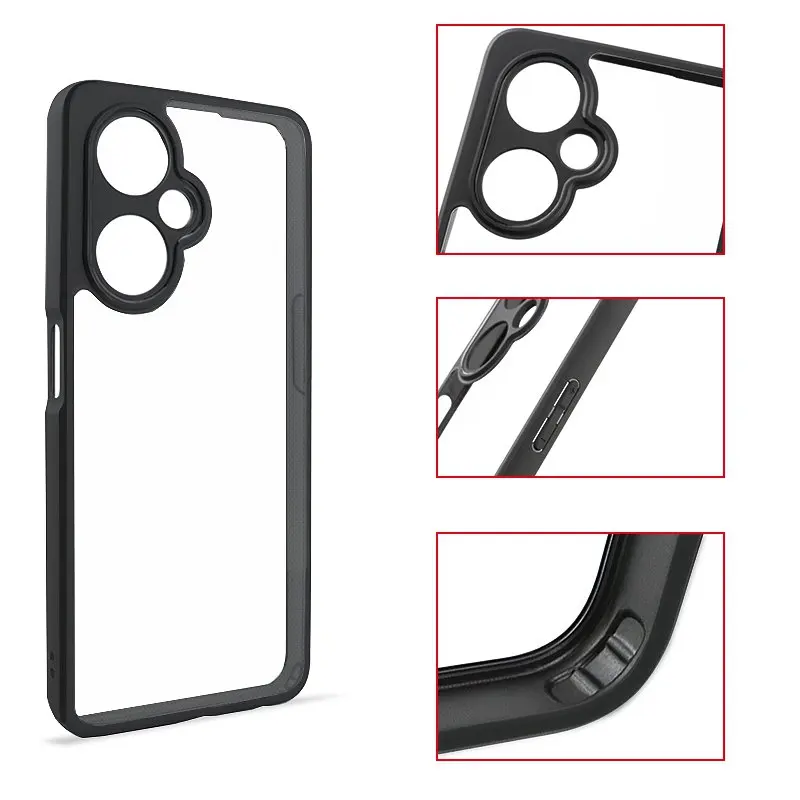 Para Oneplus Nord CE 3 Lite 5G Funda para Oneplus Nord CE 3 Lite Funda dura transparente TPU carcasa a prueba de golpes parachoques trasero - imagen 5