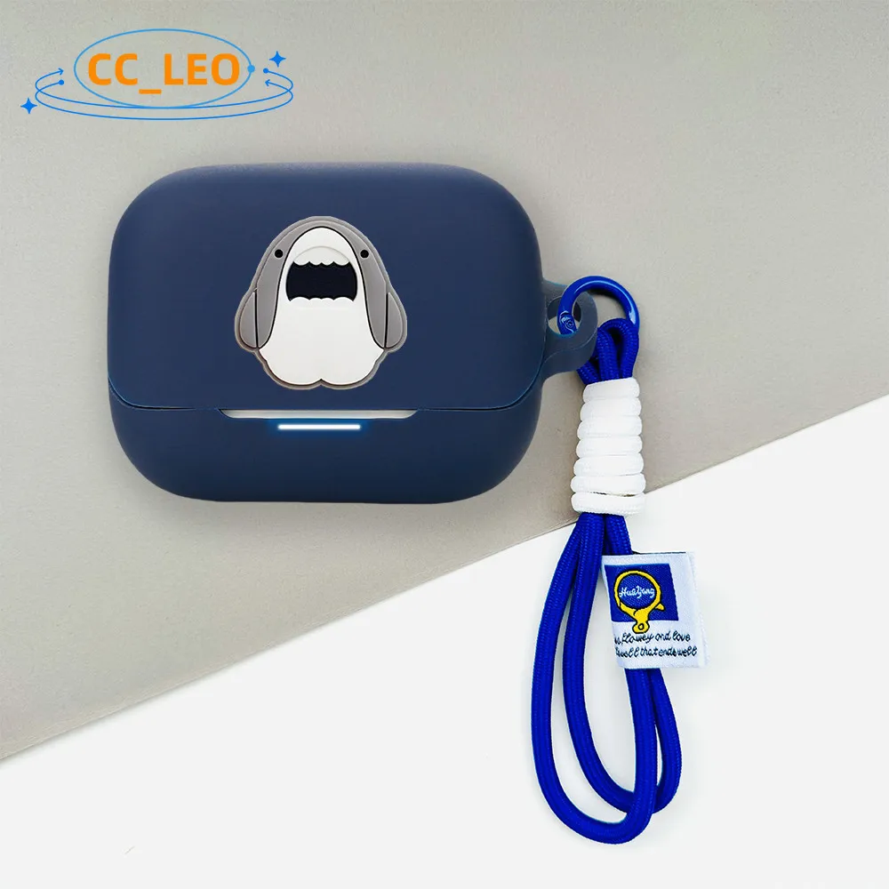 Para Anker Soundcore K20i funda bonita con colgante de cordón funda suave de silicona Soundcore K20i funda protectora dibujos animados Shiba Inu Toast - imagen 4