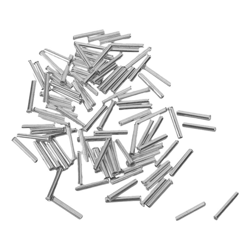 Conector de Cable no aislado de 100 piezas, casquillos de Cable eléctrico, Terminal de crimpado de cobre desnudo estañado, 0, 5 mm2-16 mm2, 22-10 AWG - imagen 2