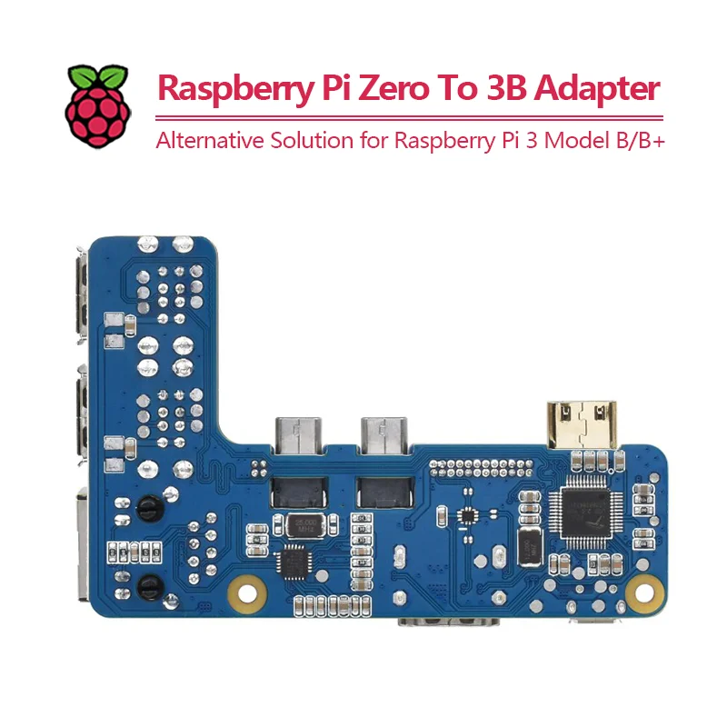 Adaptador Raspberry Pi Zero a 3B, solución alternativa para Raspberry Pi 3 Modelo B/B+, basado en Raspberry Pi Zero - imagen 5