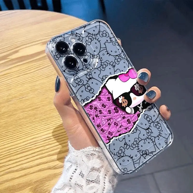 Nueva funda de teléfono bonita de Hello Kitty para OPPO A3 A60 A57 A38 A79 A58 A98 A5 F9 F11 A94 A92 A76 A74 A73 A54 A53 Pro 5G - imagen 4