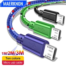 Cable Micro USB de Carga Rápida con Revestimiento de Nylon