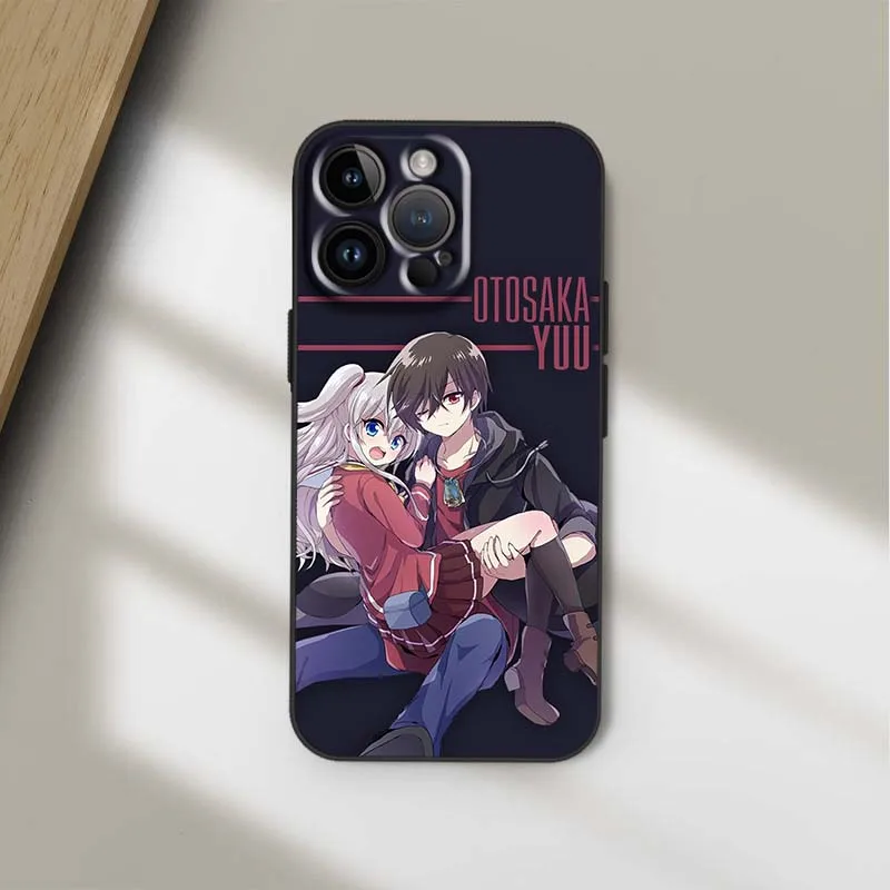 Funda ANIME Nao Tomori para Apple iPhone 12 11 8 7 6 6S XS XR X SE Mini Plus Pro Max funda de teléfono negra - imagen 3