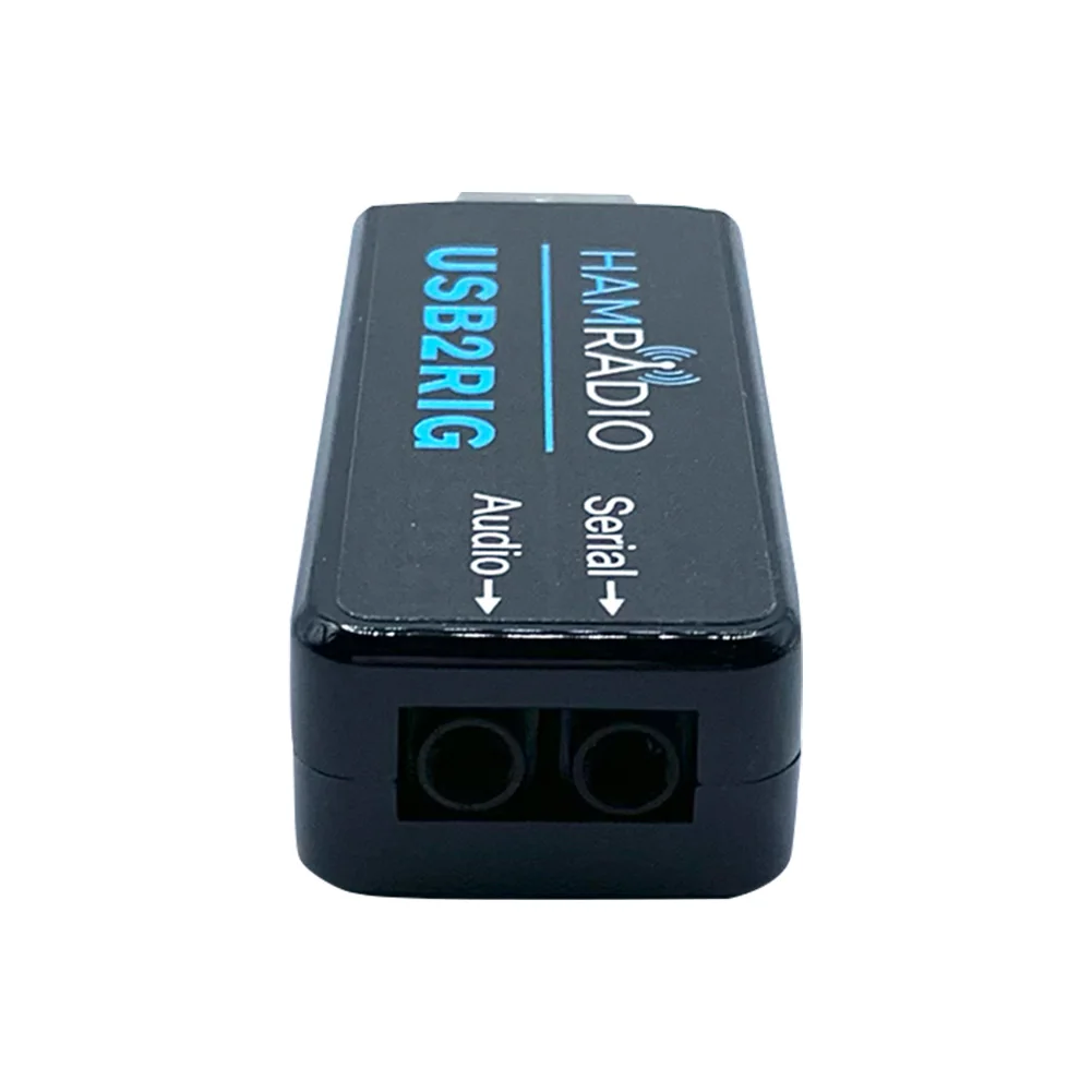 Adaptador de sonido USB2RIG, compatible con PTT con Control VOX, adaptador de Audio USB, adaptador de conector de tarjeta de sonido USB para KENWOOD YAESU ICOM - imagen 4