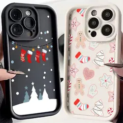 Funda OPPO A3 con patrón navideño, antigolpes y antideslizante