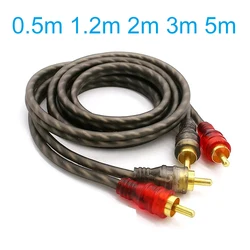 Cable RCA macho-macho OFC audio de alta calidad para coche