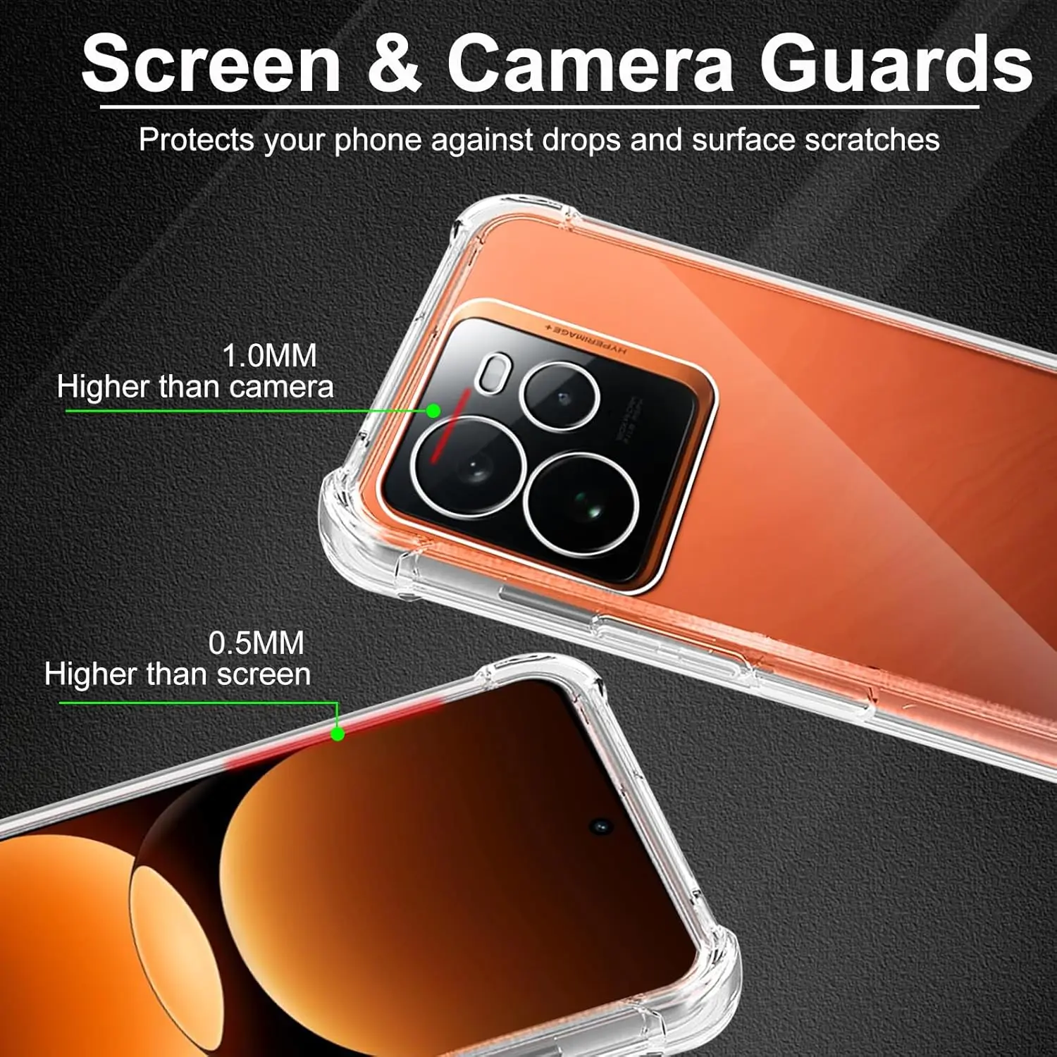 Funda transparente de TPU para Realme GT 7 Pro 5G GT 6 6T, funda protectora de cuatro esquinas a prueba de golpes, Fundas - imagen 4