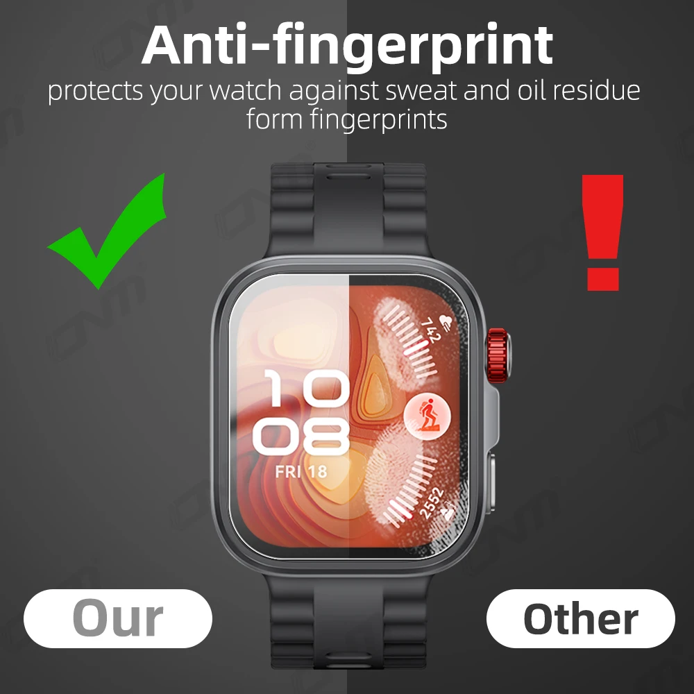 Vidrio templado 9H para Huawei Watch Fit 4 Pro, Protector de pantalla Premium duradero HD transparente accesorios de película de protección antiarañazos - imagen 5