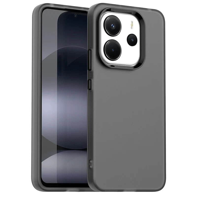 Funda de teléfono mate caramelo para Xiaomi Redmi Note 14 4G Funda para Redmi Note 14 4G sensación agradable a la piel a prueba de golpes чехол Funda