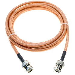 Conector BNC Macho-Macho RG400 50 Ohm Pigtail Jumper Coaxial