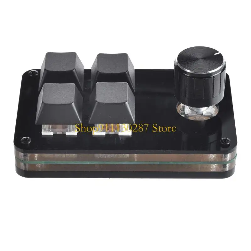 Teclado programación teclado macro J1HC 2/3/4/5 Clave 1 Knob Mini Boton Boton Padt para juegos Hot Swap Gaming Diy - imagen 5