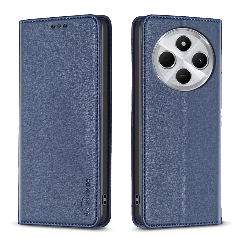 Para Xiaomi Redmi 14C 5G Funda de lujo con tapa magnética para teléfono Funda Xiaomi Redmi 14C Redmi14C 5G Funda de tarjeta de cuero Coque - imagen 3