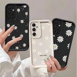 Funda Coreana Estampado Margaritas para Samsung Galaxy A07/A06/A05